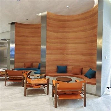 Декорация на стени с гъвкави плочки от трамбована земя